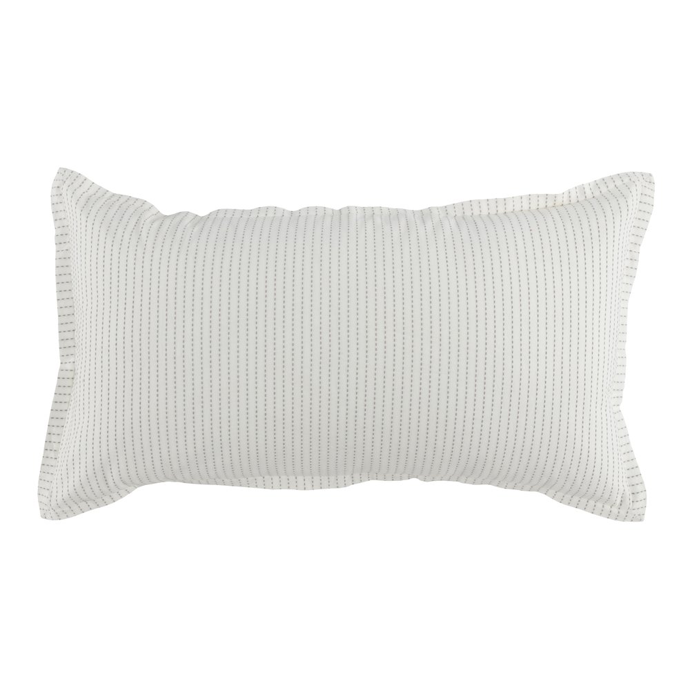 Karina Ivory Gray King Sham. Picture 1
