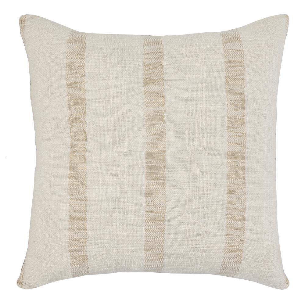 Kosas Home Lucia Embroidered 22” Throw Pillow, Blue. Picture 2