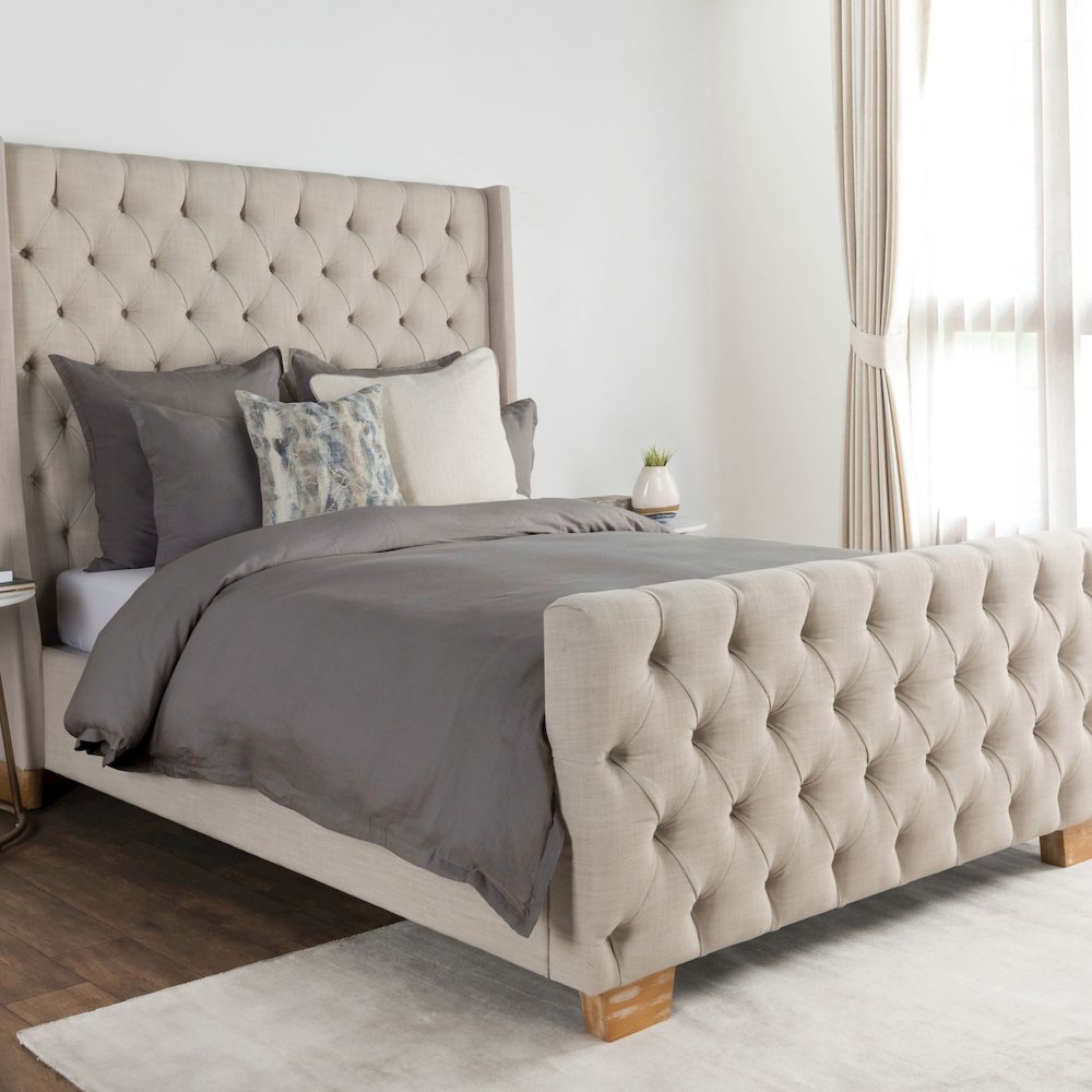 Arcadia Linen Blend King Duvet. Picture 3