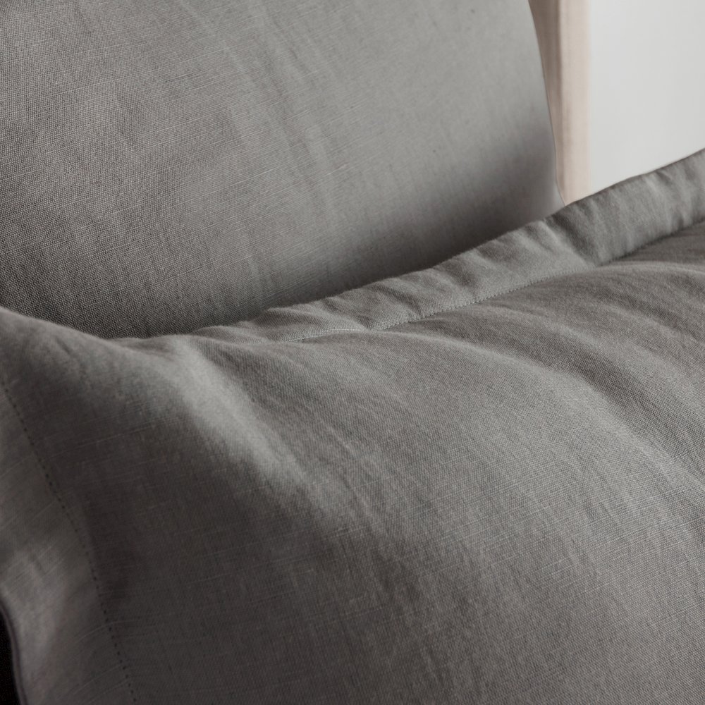Arcadia Linen Blend King Sham. Picture 3