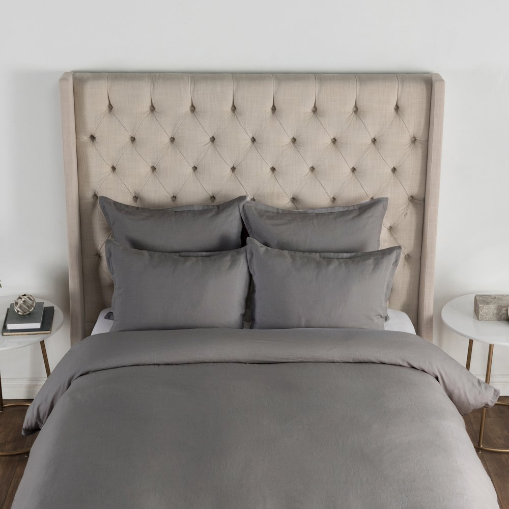 Arcadia Linen Blend Standard Sham. Picture 2