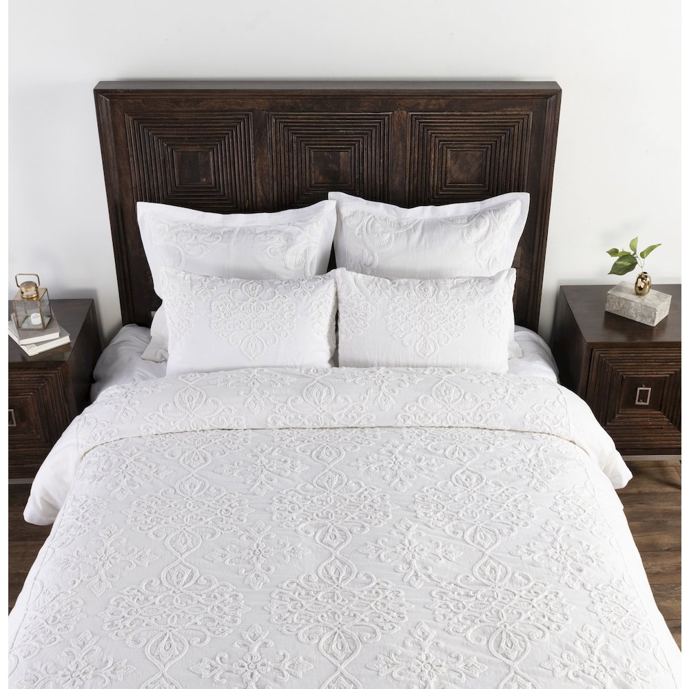Reagan Cotton Hand Design King Duvet. Picture 3