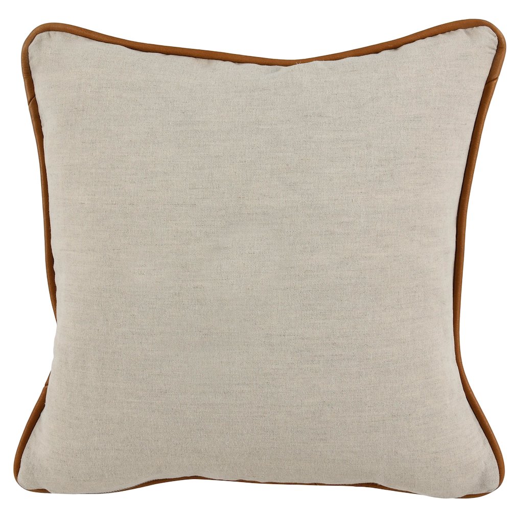 Kosas Home Nester 18''x18'' Throw Pillow, Saffron Orange. Picture 2