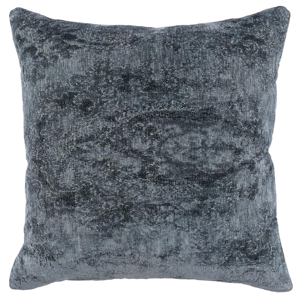 Doolin 22" Throw Pillow , Blue. Picture 1