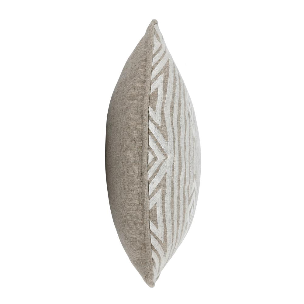 Adrie 12" x 16" Throw Pillow in Ivory. Picture 3
