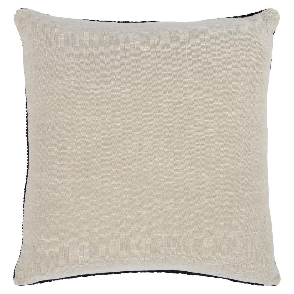 Kosas Home Marcie Knitted 22" Throw Pillow, Black. Picture 2
