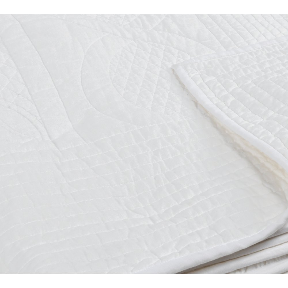 Anessa Linen Blend King Quilt. Picture 3