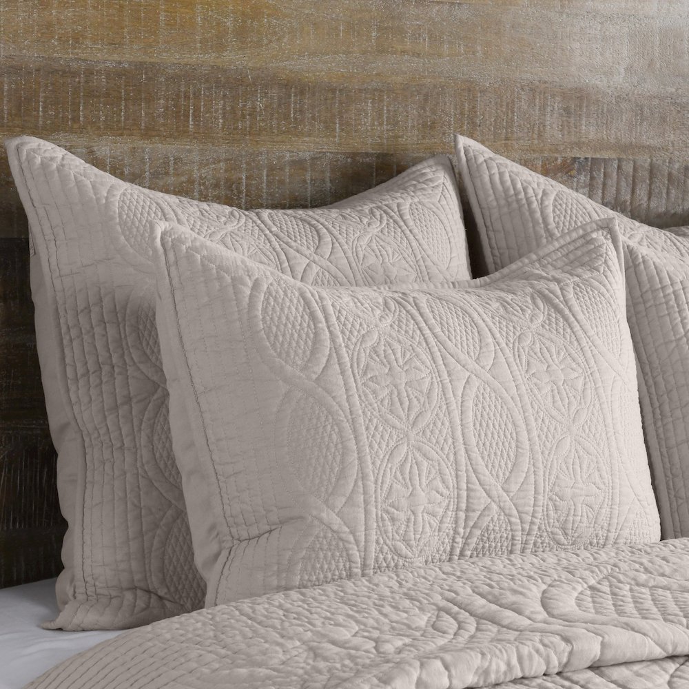 Anessa Linen Blend Standard Sham. Picture 3