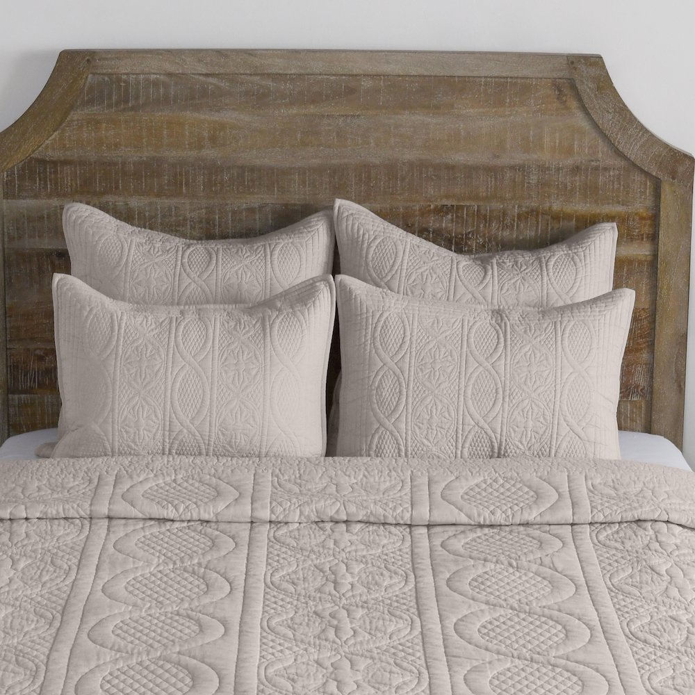 Anessa Linen Blend Standard Sham. Picture 5
