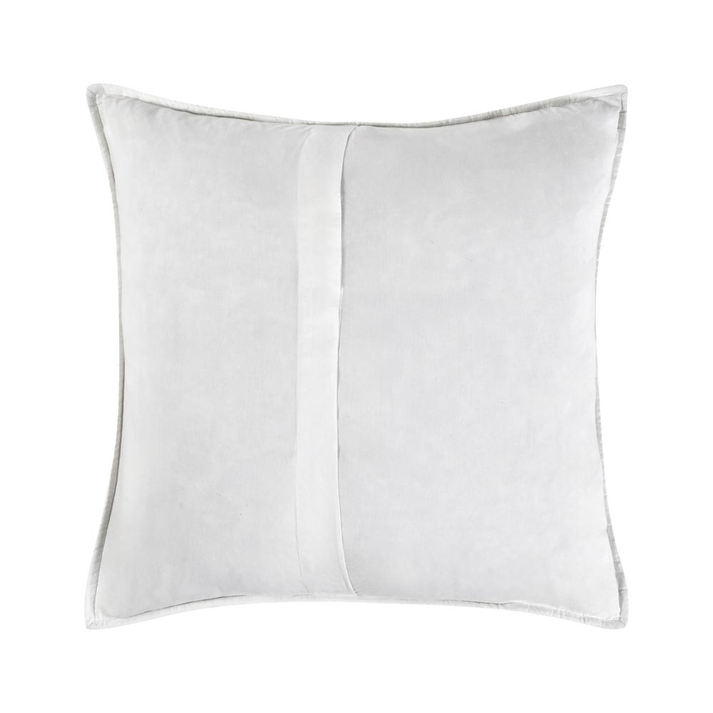 Hailee 100% Cotton White Euro Sham with Silvadur Tech by Kosas Home. Picture 2