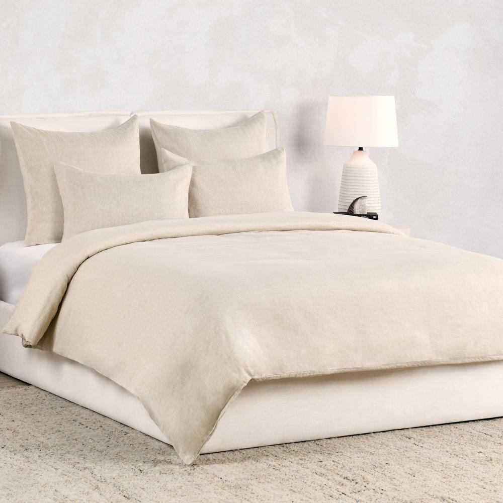 Jayson Linen Cashmere King Beige Duvet. Picture 2