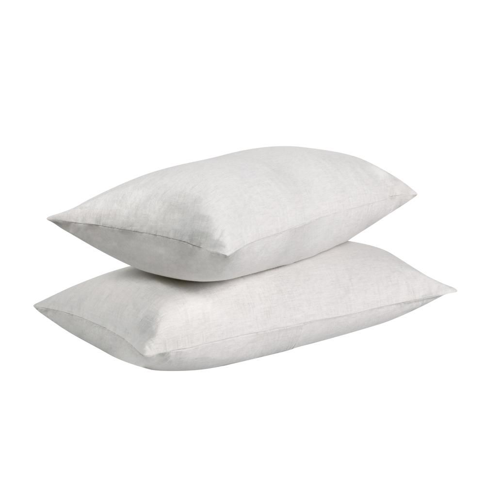 Jayson Linen Cashmere King White Sham. Picture 3