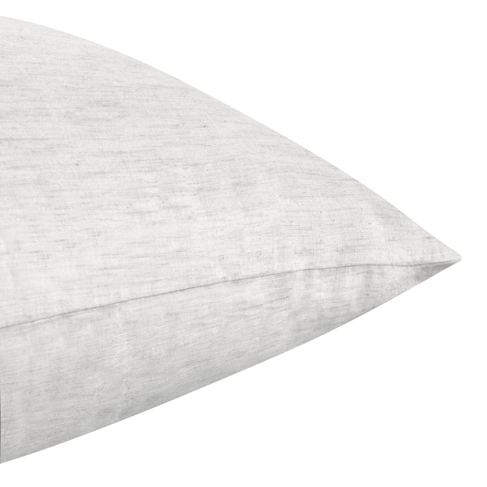 Jayson Linen Cashmere King White Sham. Picture 4