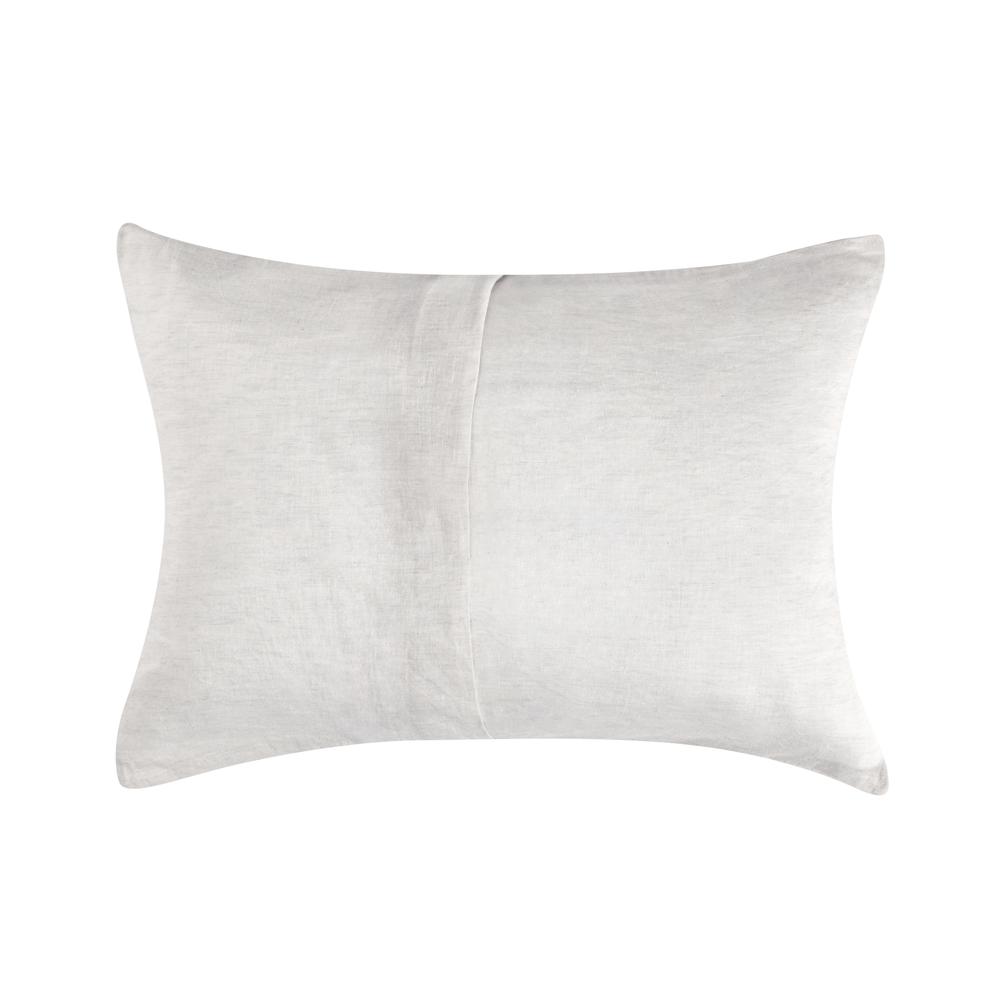 Jayson Linen Cashmere Standard White Sham. Picture 2