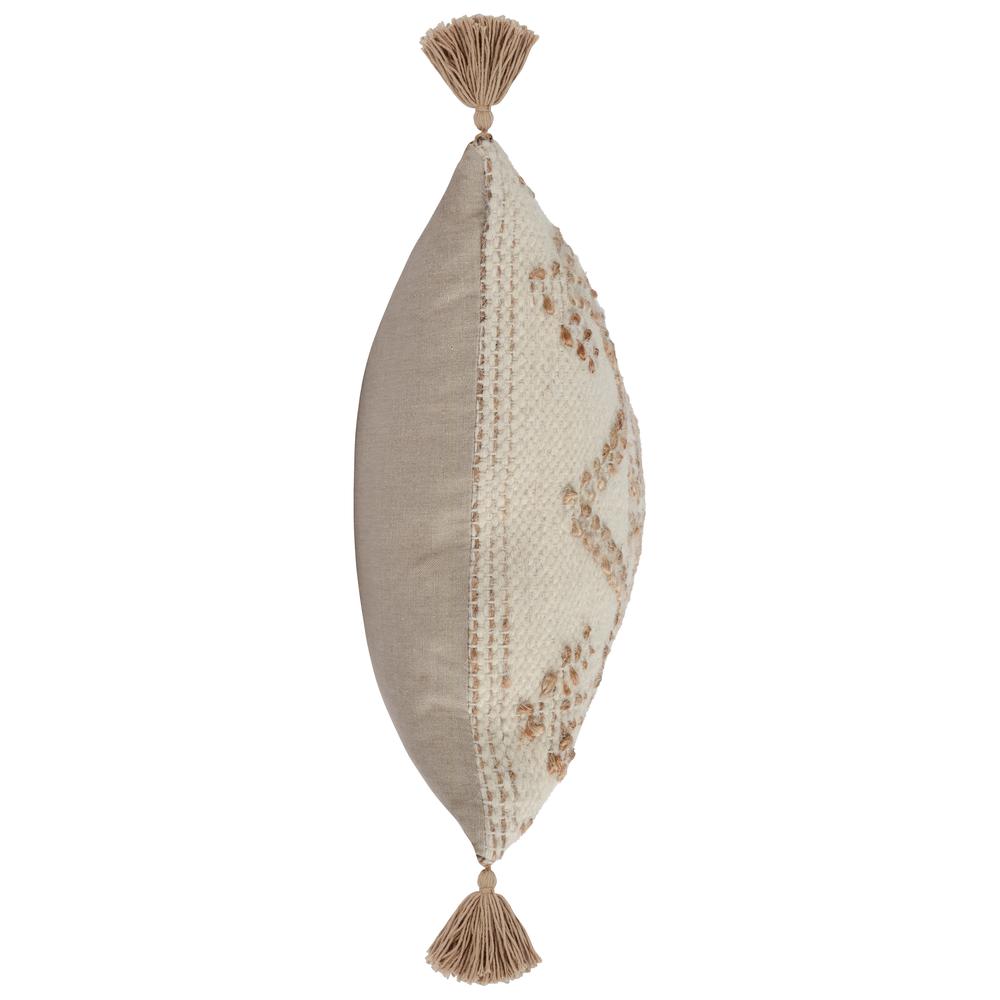 Ferri 16"x36" Throw Pillow, Ivory Natural. Picture 3