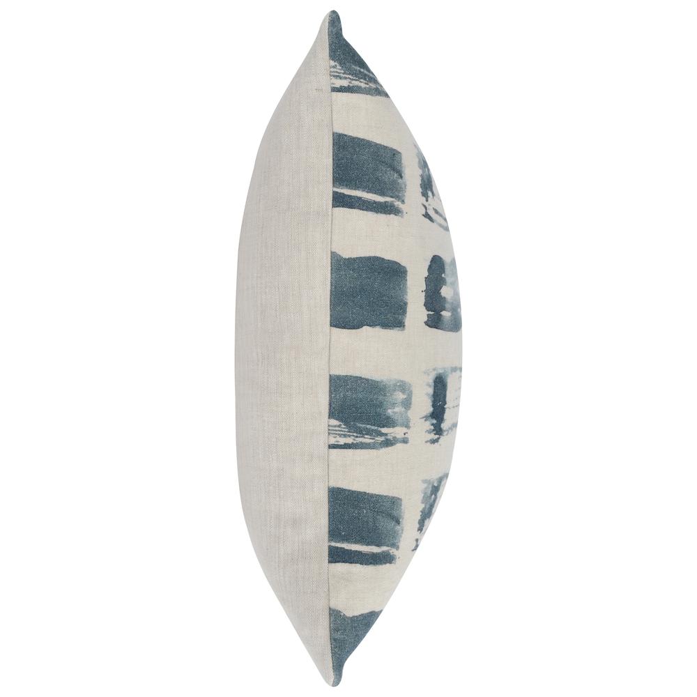 Pacifica 22"x22" Throw Pillow, Blue. Picture 2
