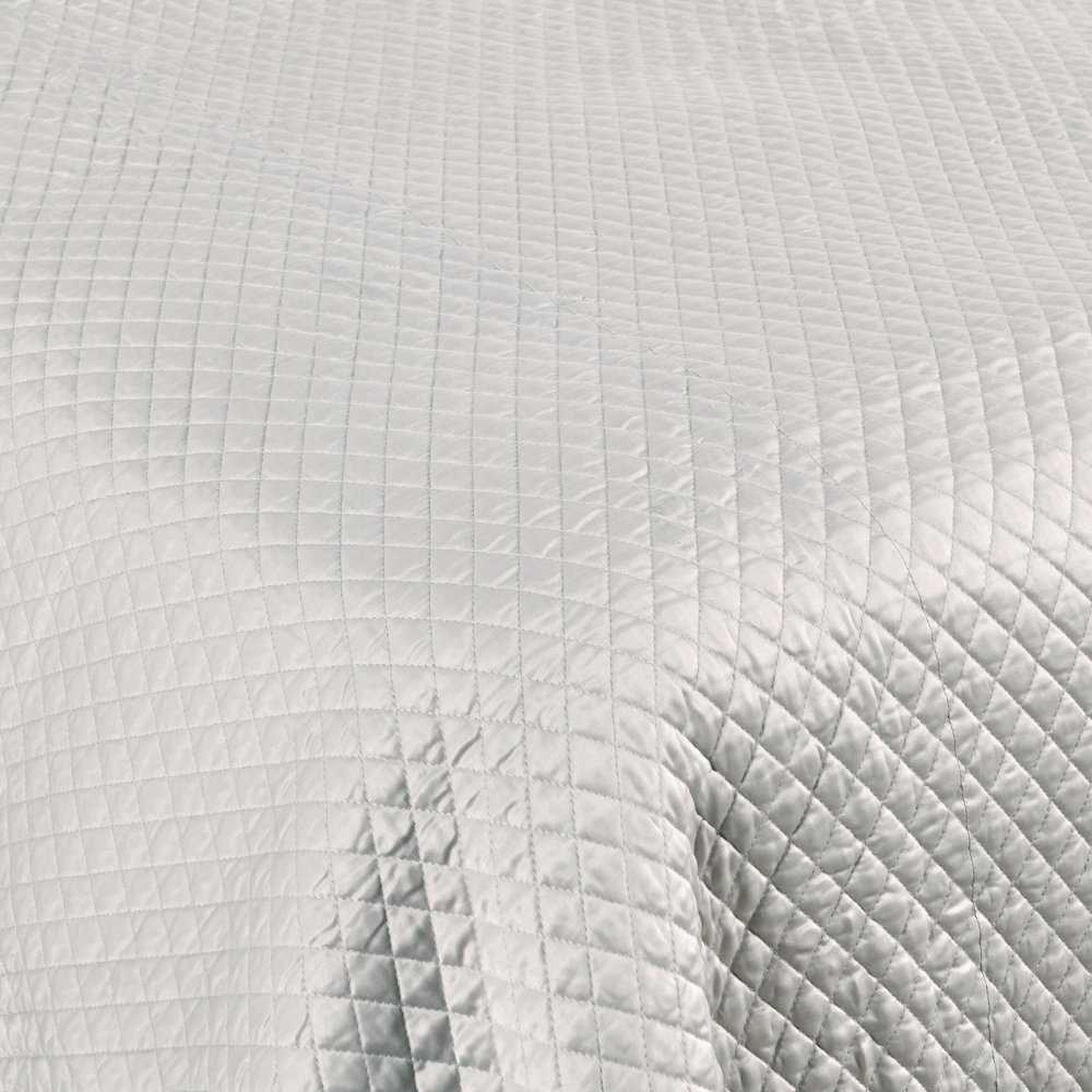 Winthrop 100% Sateen Silver Queen Quilt by Kosas Home. Picture 4