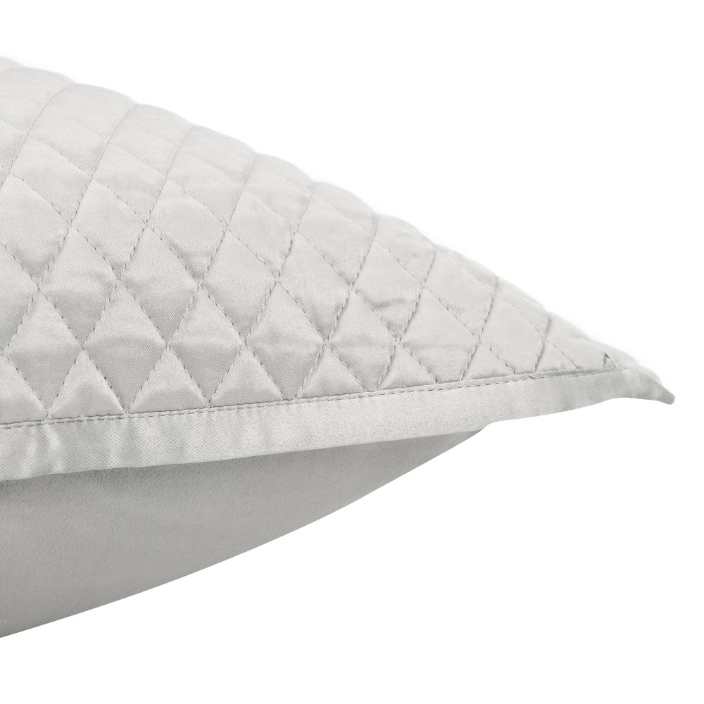 Winthrop 100% Sateen Silver Standard Sham by Kosas Home. Picture 4