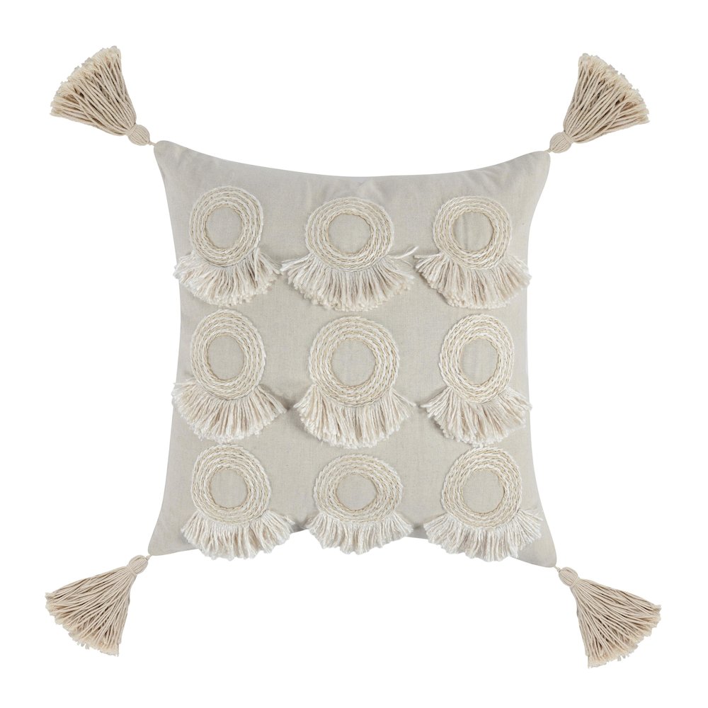 Mansa Cotton Blend Throw Pillow. Picture 1
