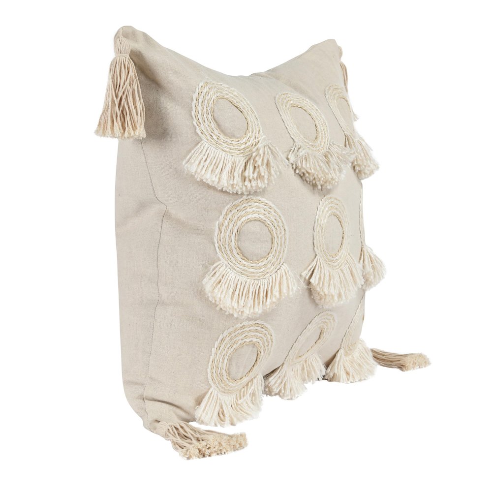 Mansa Cotton Blend Throw Pillow. Picture 5