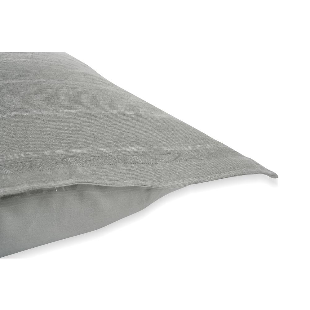Kingston 100% Linen Euro Sham , Sage Green. Picture 3