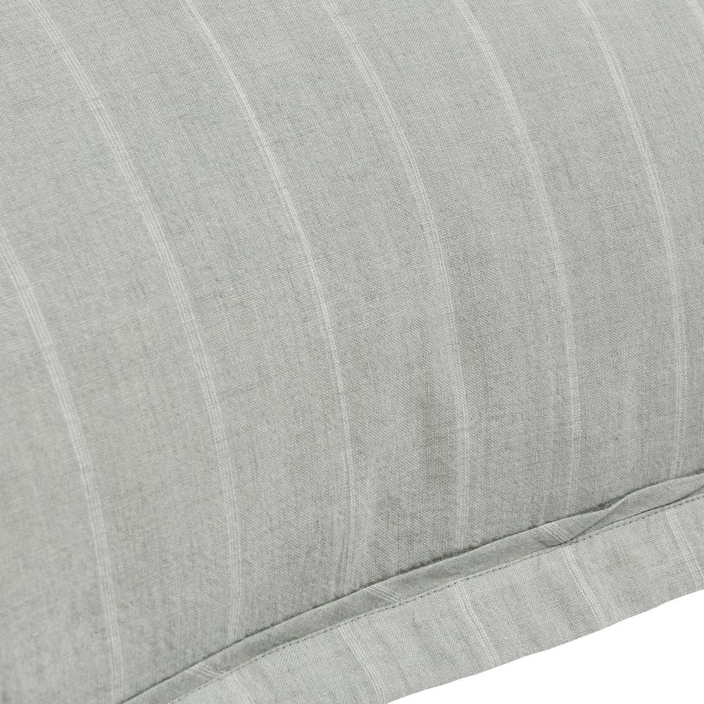 Kingston 100% Linen Standard Sham , Sage Green. Picture 3