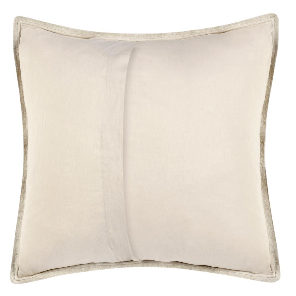 Talia Cotton Linen Blend Natural Euro Sham. Picture 2