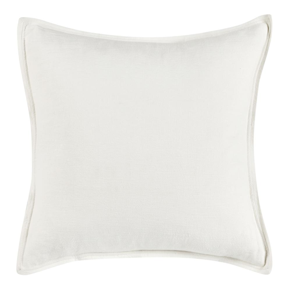 Talia Cotton Linen Blend Ivory Sham. Picture 1