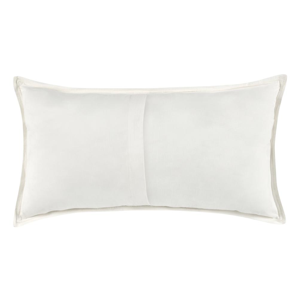 Talia Cotton Linen Blend Ivory King Sham. Picture 2