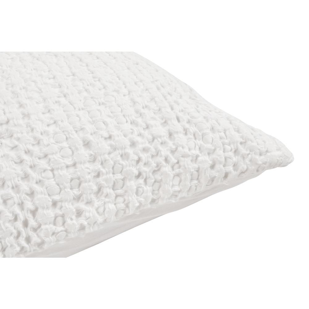 Claire Linen White Sham. Picture 1