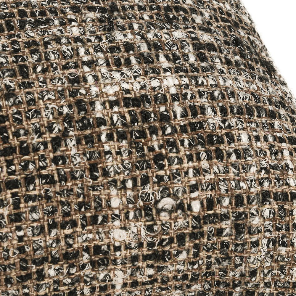 Porter 24" Woven Cotton Blend Throw Pillow , Black. Picture 4