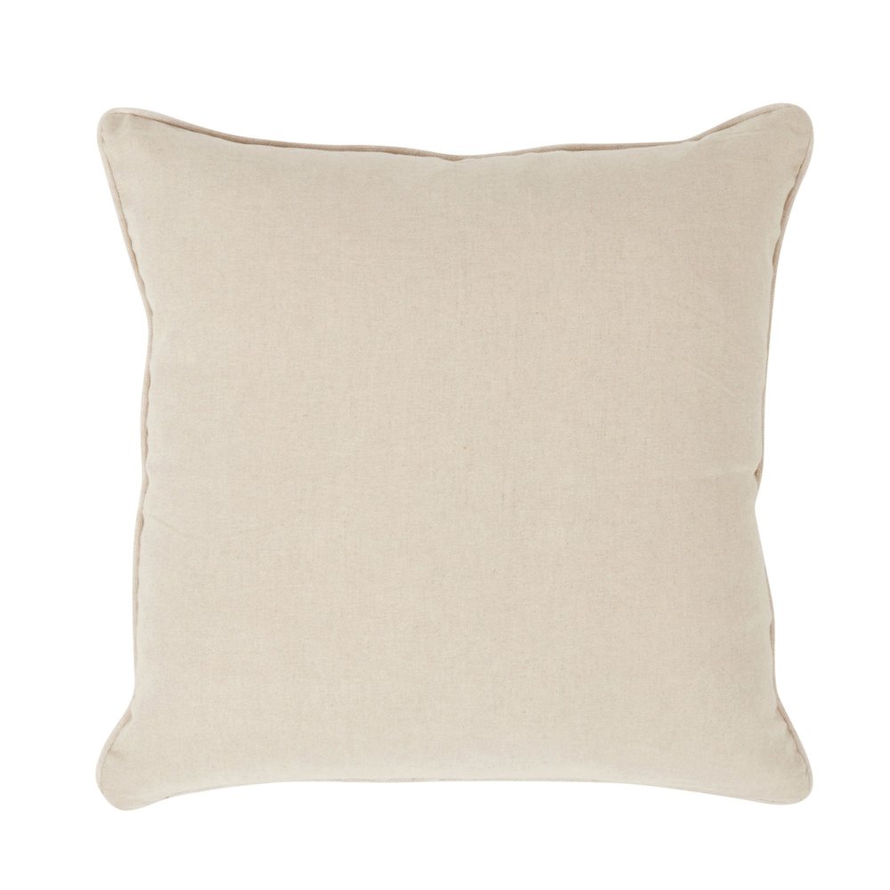 Solar 22" Belgian Linen Throw Pillow, Multicolor Clay. Picture 2