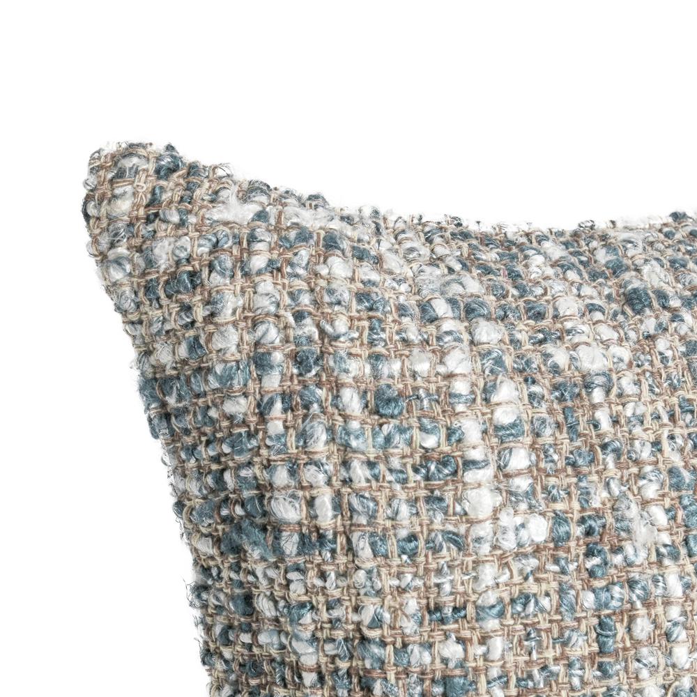 Porter 14"x26" Woven Cotton Blend Throw Pillow, Black. Picture 5
