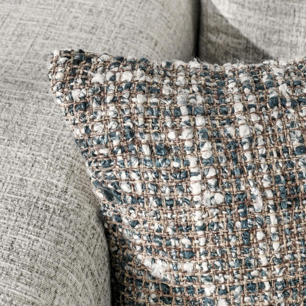 Porter 14"x26" Woven Cotton Blend Throw Pillow, Black. Picture 7