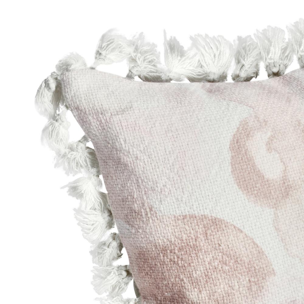 Lily 14"x20" Cotton Linen Blend Throw Pillow, Pink. Picture 6