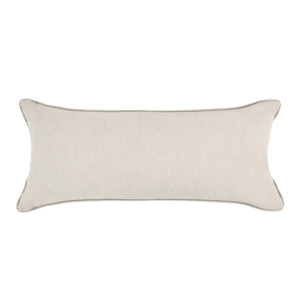 Cosmo 16"x36" Cotton Linen Blend Throw Pillow, Multicolor. Picture 4