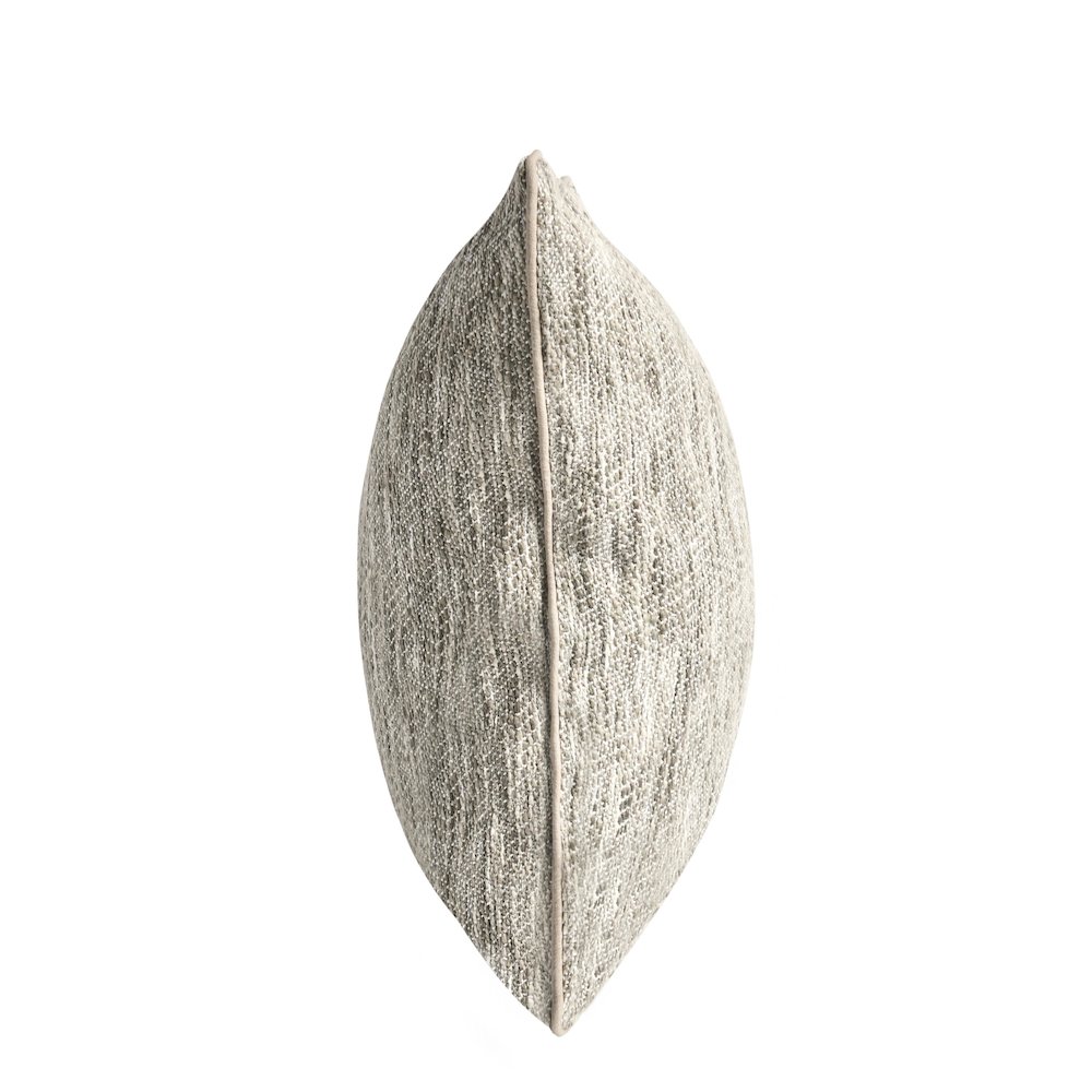 Sharma 22" Cotton Blend Throw Pillow, Beige. Picture 3