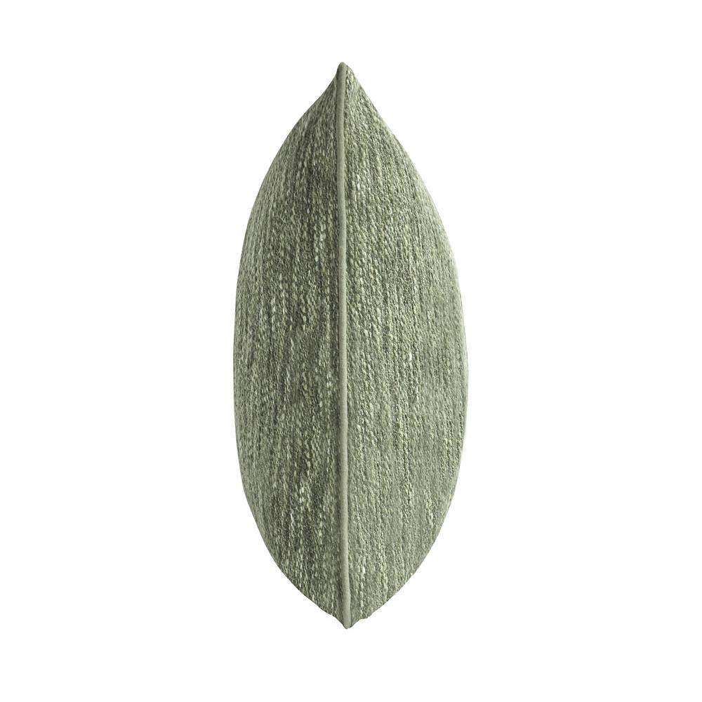 Sharma 22" Cotton Blend Throw Pillow , Cedar Green. Picture 3