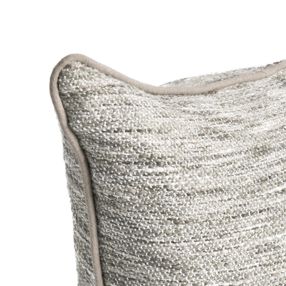 Sharma 16"x36" Cotton Blend Throw Pillow, Beige. Picture 4