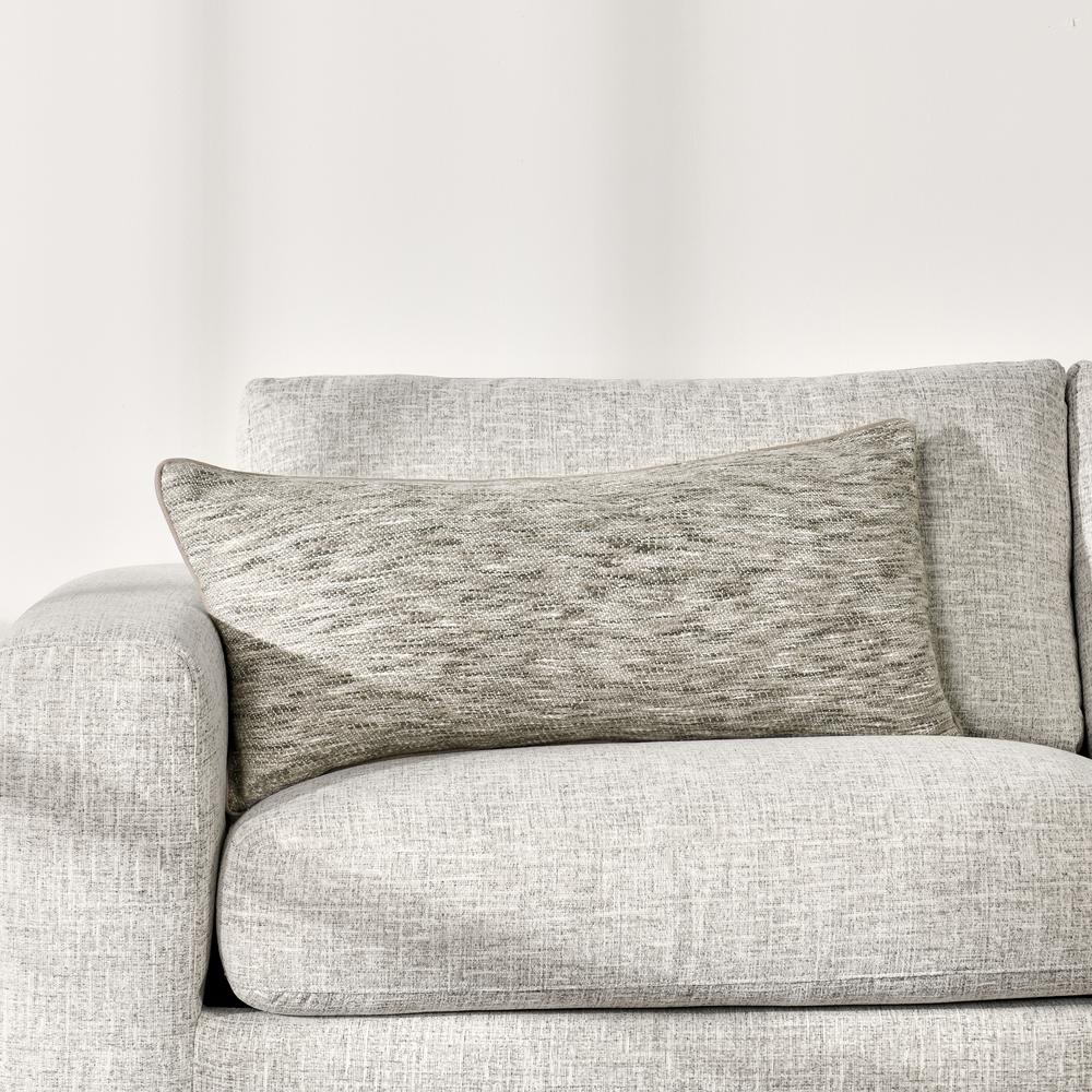 Sharma 16"x36" Cotton Blend Throw Pillow, Beige. Picture 5