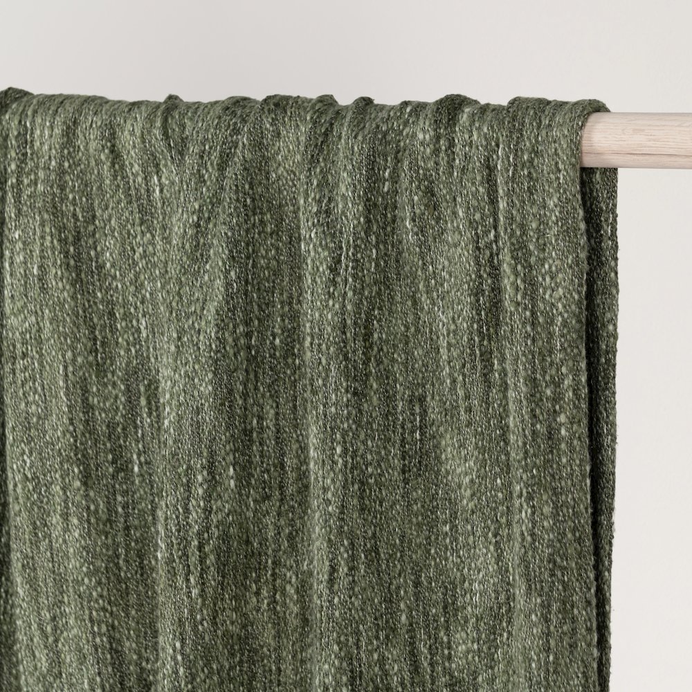 TC Sharma Cedar Green Throw Blanket 50"x70". Picture 3