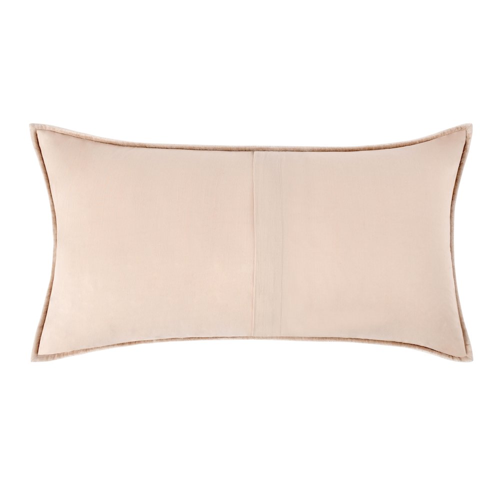 Dimitry 100% Rayon Velvet Nude King Sham. Picture 2