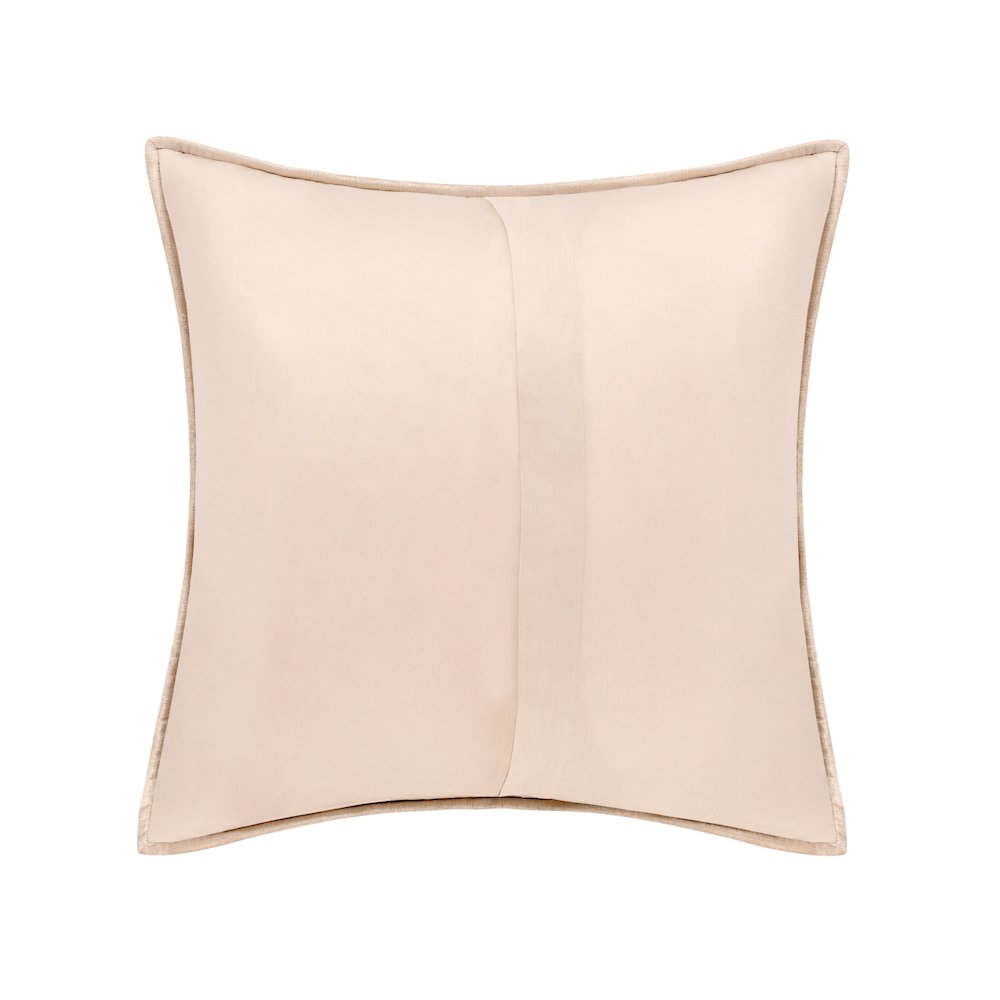 Dimitry 100% Rayon Velvet Nude Euro Sham. Picture 2