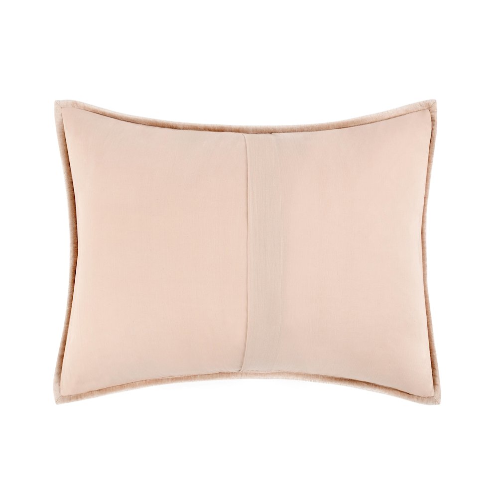 Dimitry 100% Rayon Velvet Nude Standard Sham. Picture 2