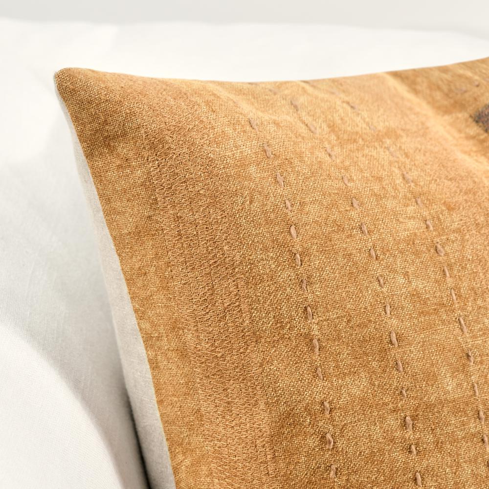 Origin 22" Belgian Linen Blend, Chestnut Brown. Picture 7
