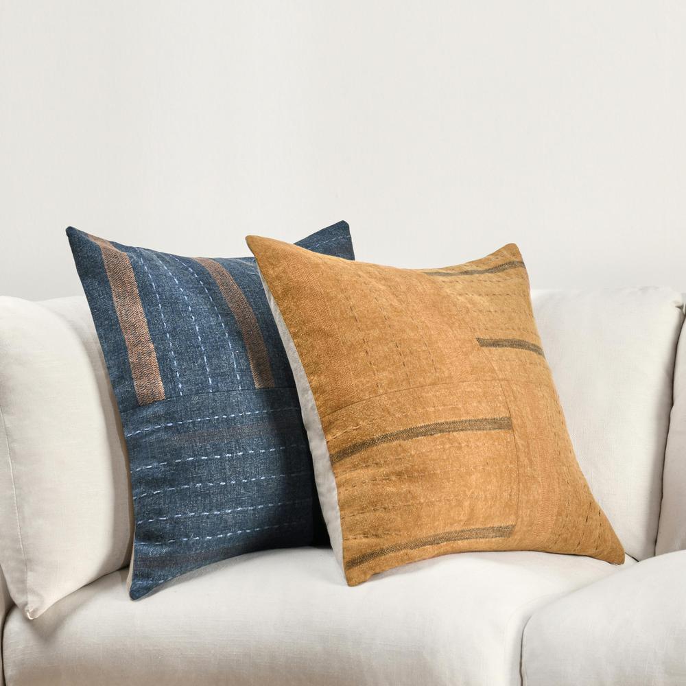 Origin 22" Belgian Linen Blend, Chestnut Brown. Picture 8