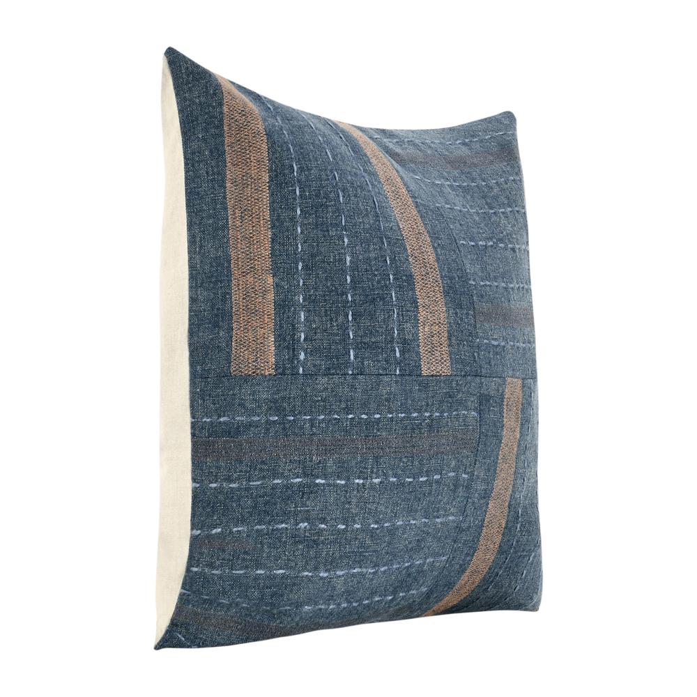 Origin 22" Belgian Linen Blend, Denim Blue. Picture 2