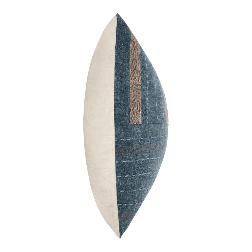 Origin 22" Belgian Linen Blend, Denim Blue. Picture 3
