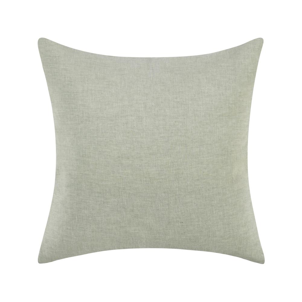 Jayson Linen Blend Fabric Sage Euro Sham. Picture 1