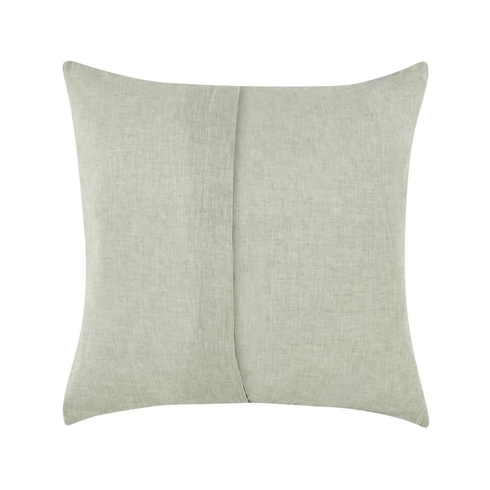 Jayson Linen Blend Fabric Sage Euro Sham. Picture 2